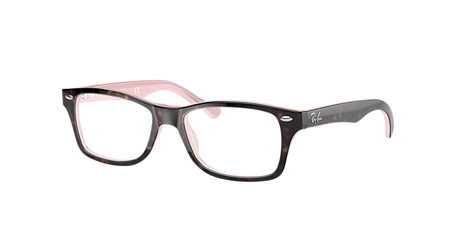 RB1531 Havana AcetatEyeglass Frames von B24, Dreiviertelansicht