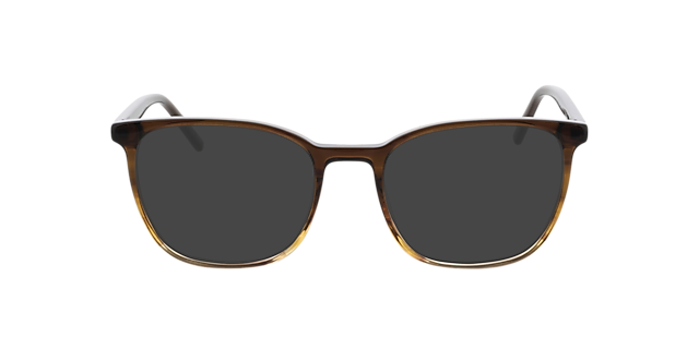 Hawkins Gradient Brown Horn & Brown AcetatEyeglass Frames von B24, mit getönten Gläsern