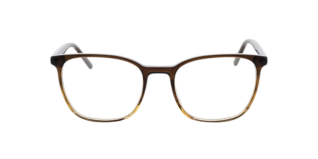 Hawkins Gradient Brown Horn & Brown AcetatEyeglass Frames von B24, Vorderansicht