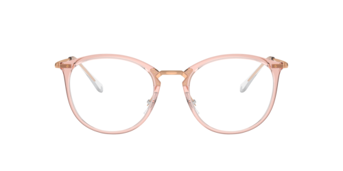 Ray-Ban - RB7140, Damen, Pink transparent/Havana/Transparent, Größe: Large