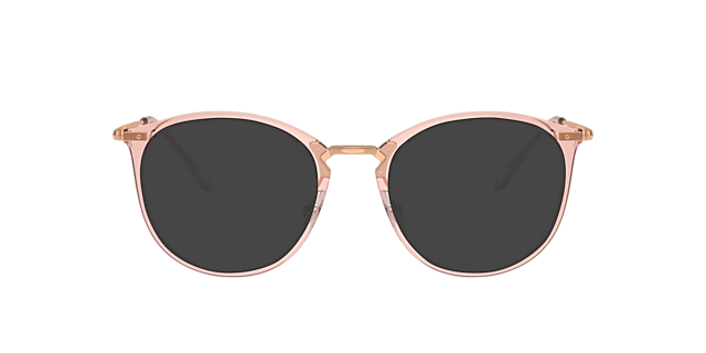 RB7140 Pink transparent KunststoffEyeglass Frames von B24, mit getönten Gläsern