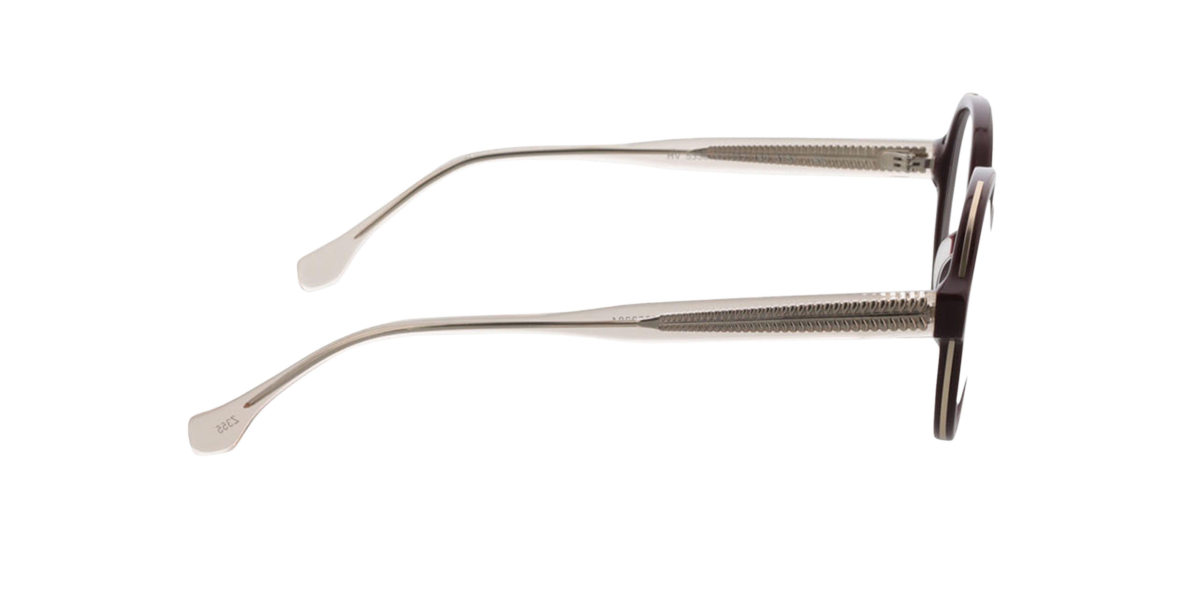 Monaco Burgunderrot AcetatEyeglass Frames von B24, Seitenansicht