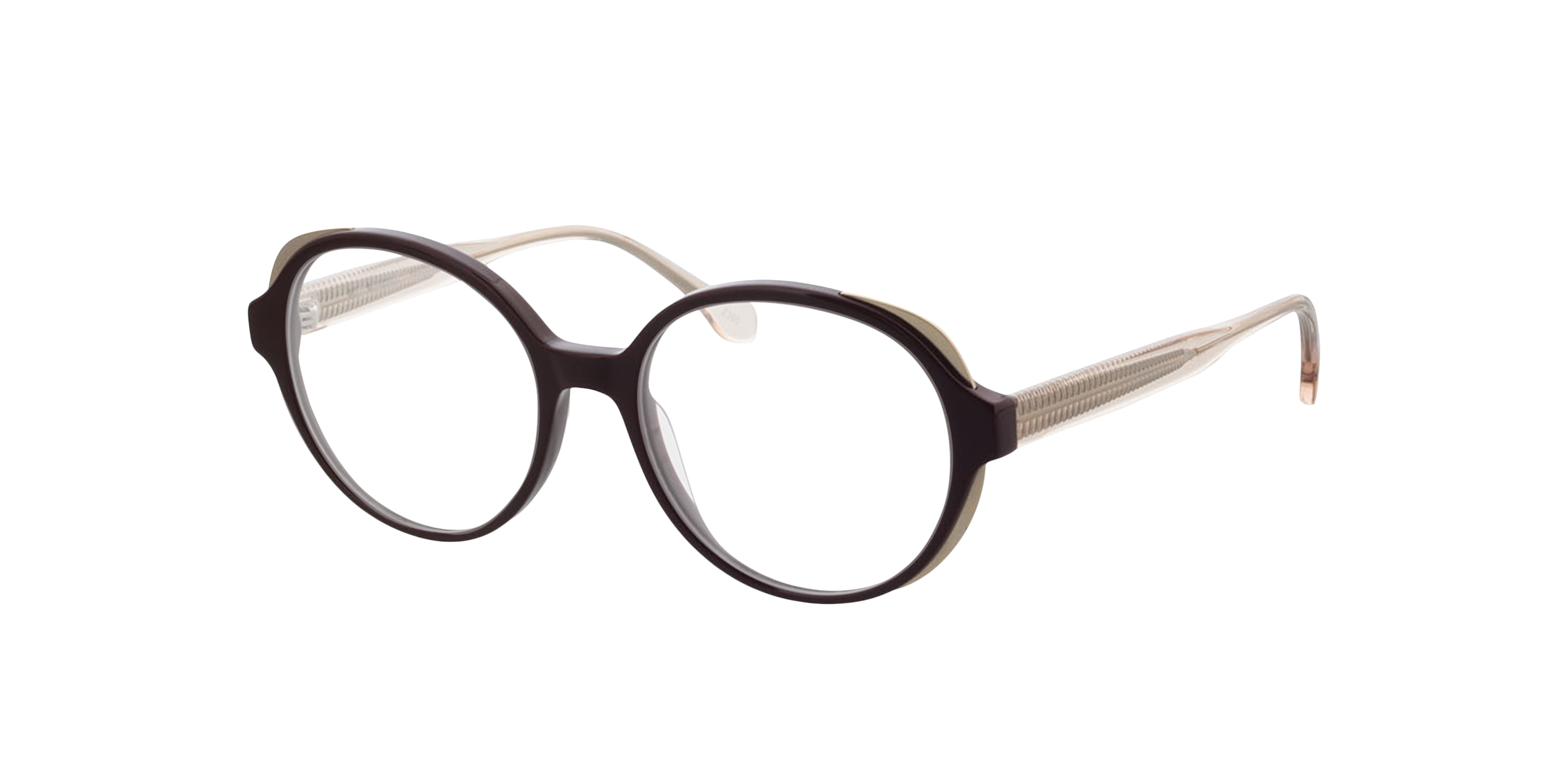 Monaco Burgunderrot AcetatEyeglass Frames von B24, Dreiviertelansicht