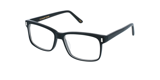 Calvin Schwarz AcetatEyeglass Frames von B24, Dreiviertelansicht