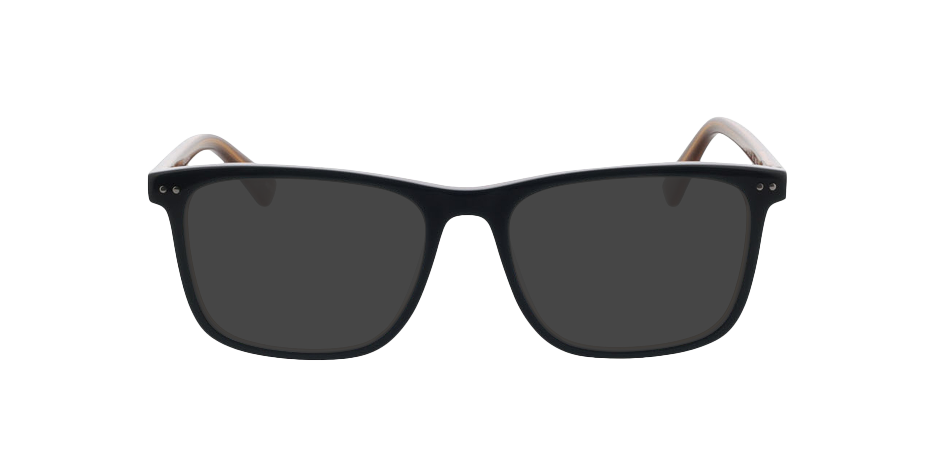 CHICAGO Drielaags grijs  &  bruin  &  oranje AcetaatEyeglass Frames van B24, met getinte lenzen