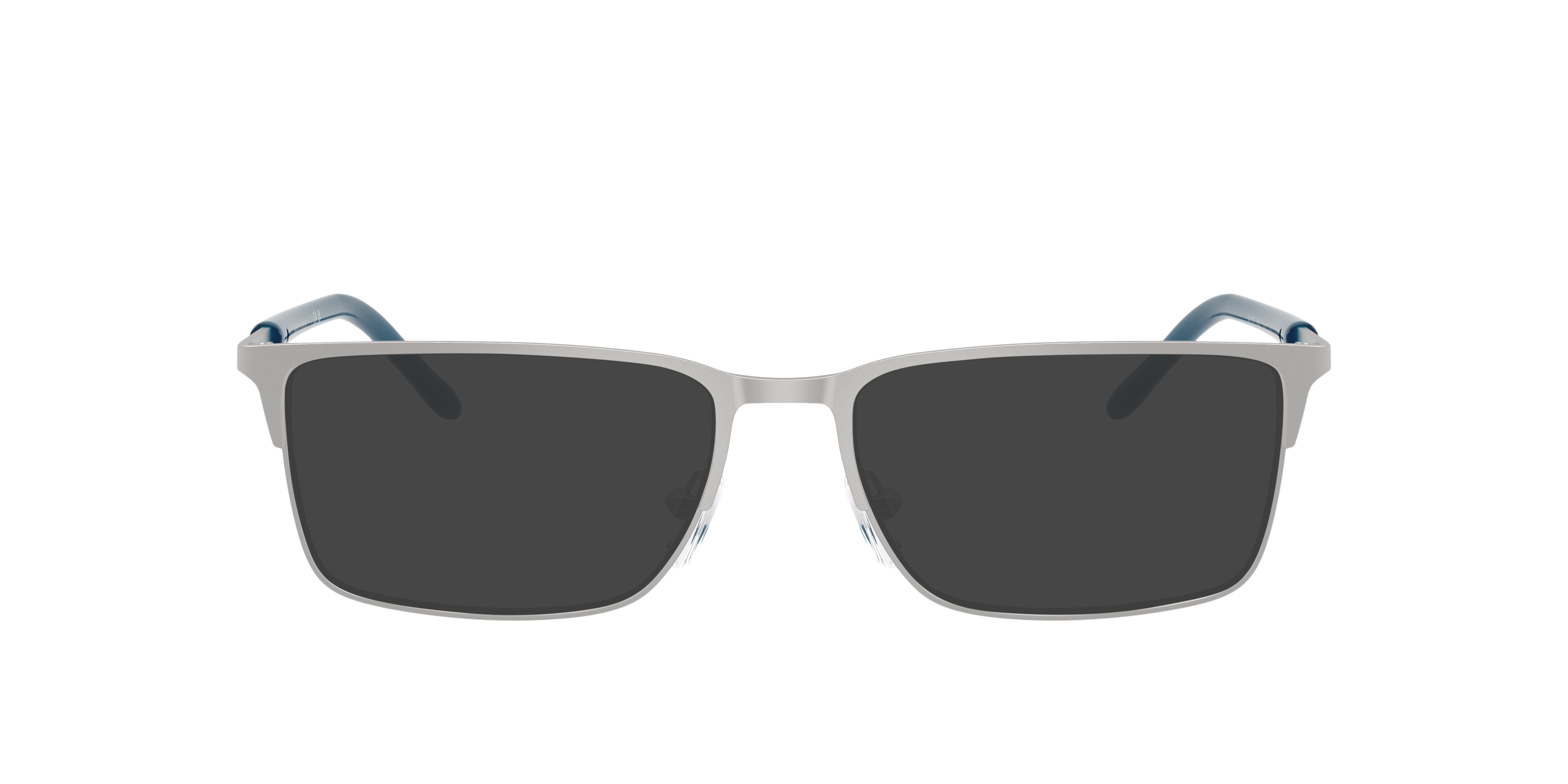 AX1073 Matte Silver MetaalEyeglass Frames van B24, met getinte lenzen