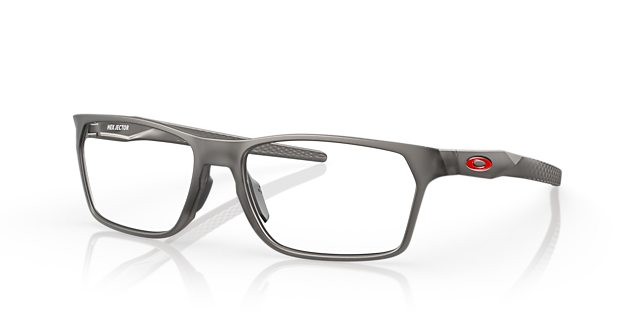 Hex Jector Satijnglans dofgrijs KunststofEyeglass Frames van B24, Hoekweergave