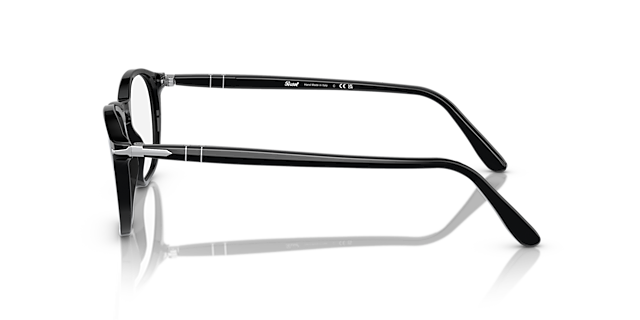 PO3007V Zwart AcetaatEyeglass Frames van B24, Zijaanzicht