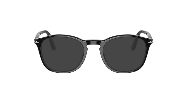 PO3007V Zwart AcetaatEyeglass Frames van B24, met getinte lenzen