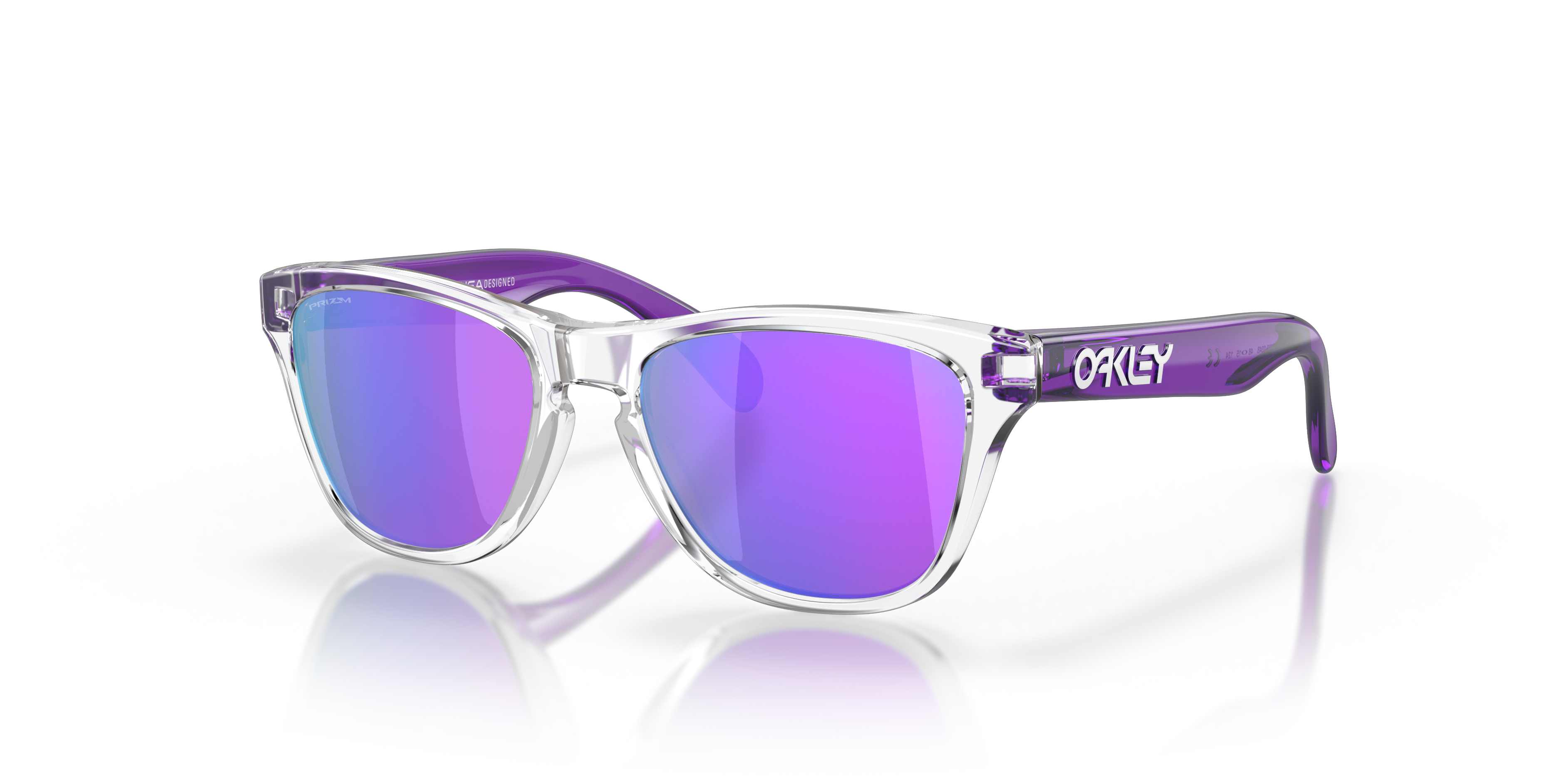 Frogskins™ XXS (Youth Fit) Klar KunststoffSunglass Frames von B24, Dreiviertelansicht