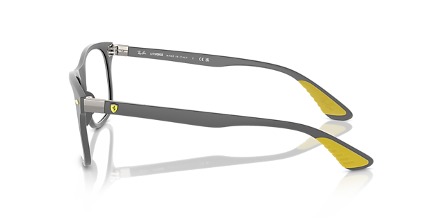 RB7307M Grau KunststoffEyeglass Frames von B24, Seitenansicht