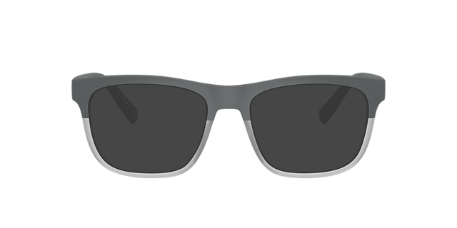 AX3050 Matte Grey & Transparent Grey KunststoffEyeglass Frames von B24, mit getönten Gläsern