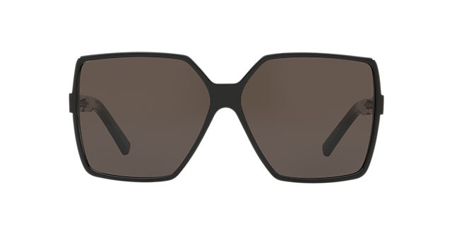 SL 232 BETTY Zwart glanzend AcetaatSunglass Frames van B24, Vooraanzicht