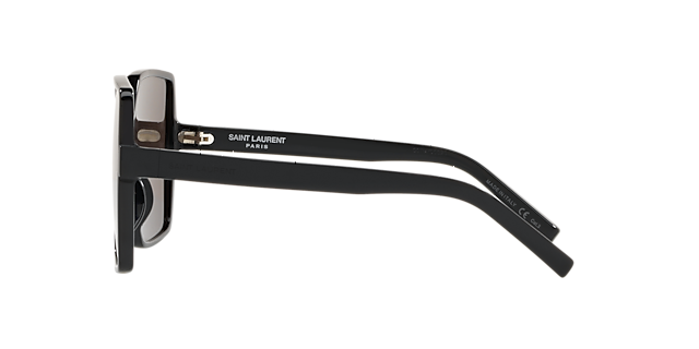 SL 232 BETTY Zwart glanzend AcetaatSunglass Frames van B24, Zijaanzicht