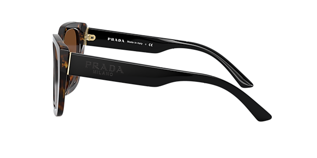 PR 24XS Havana AcetatSunglass Frames von B24, Seitenansicht