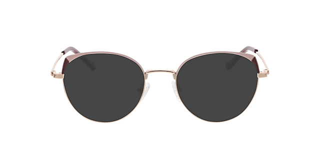 Alison Pink & Pink Gold MetallEyeglass Frames von B24, mit getönten Gläsern