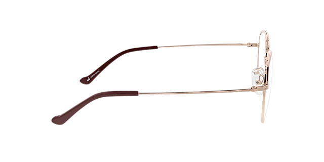 Alison Pink & Pink Gold MetallEyeglass Frames von B24, Seitenansicht