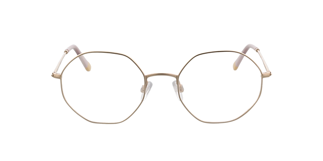 Miami Matgoud  &  roze geel pootje MetaalEyeglass Frames van B24, Vooraanzicht
