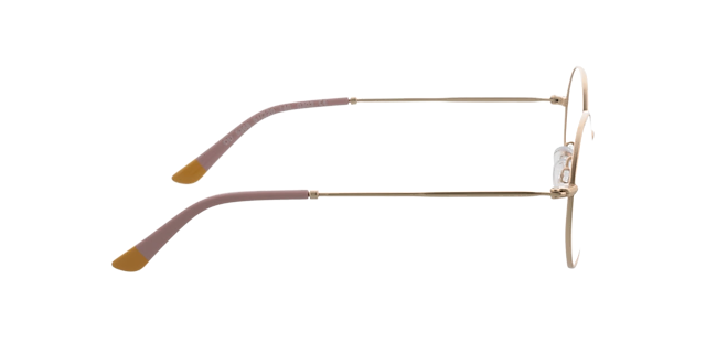 Miami Matgoud  &  roze geel pootje MetaalEyeglass Frames van B24, Zijaanzicht