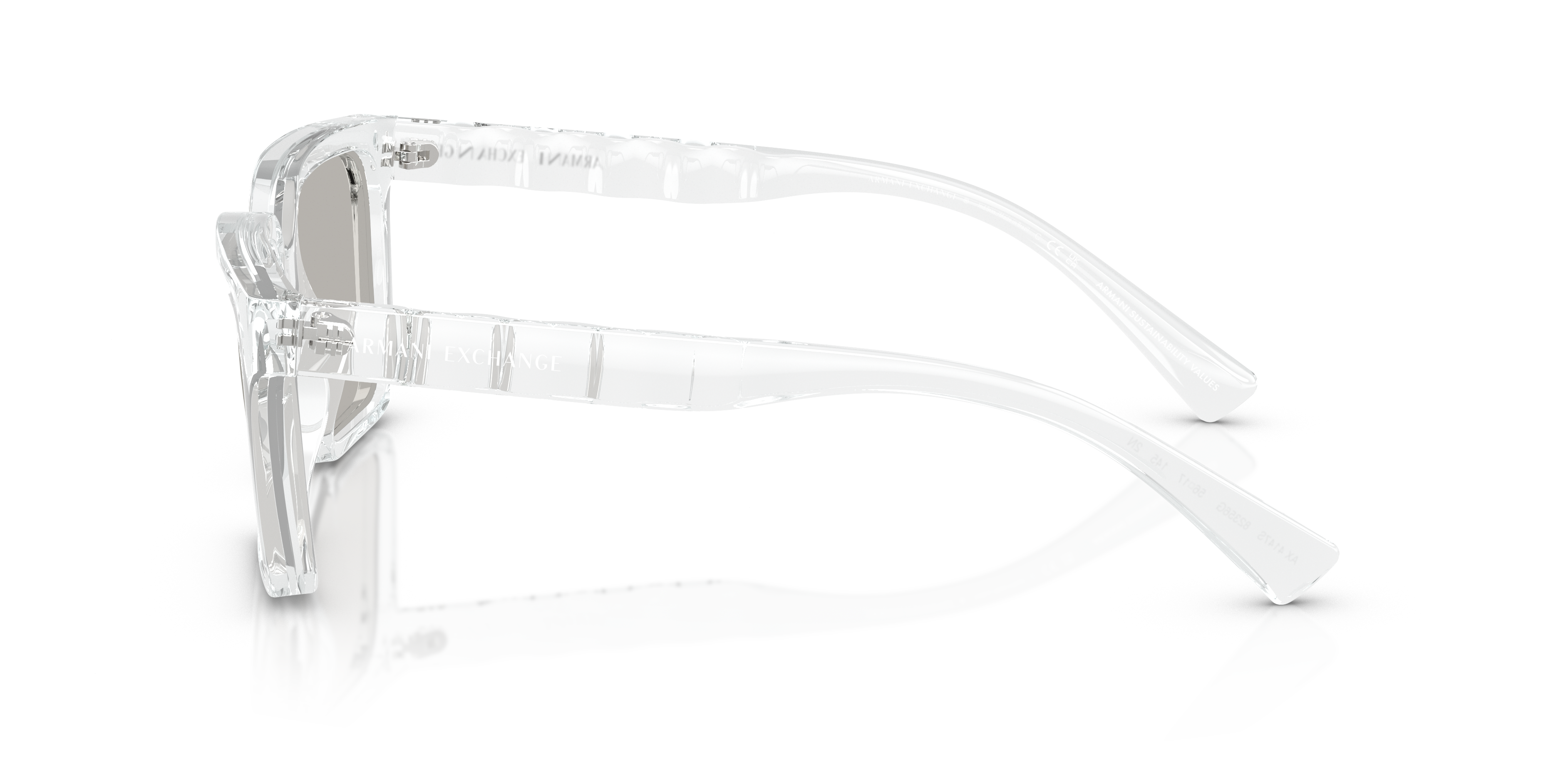 AX4147S Glanzend Kristal KunststofSunglass Frames van B24, Zijaanzicht