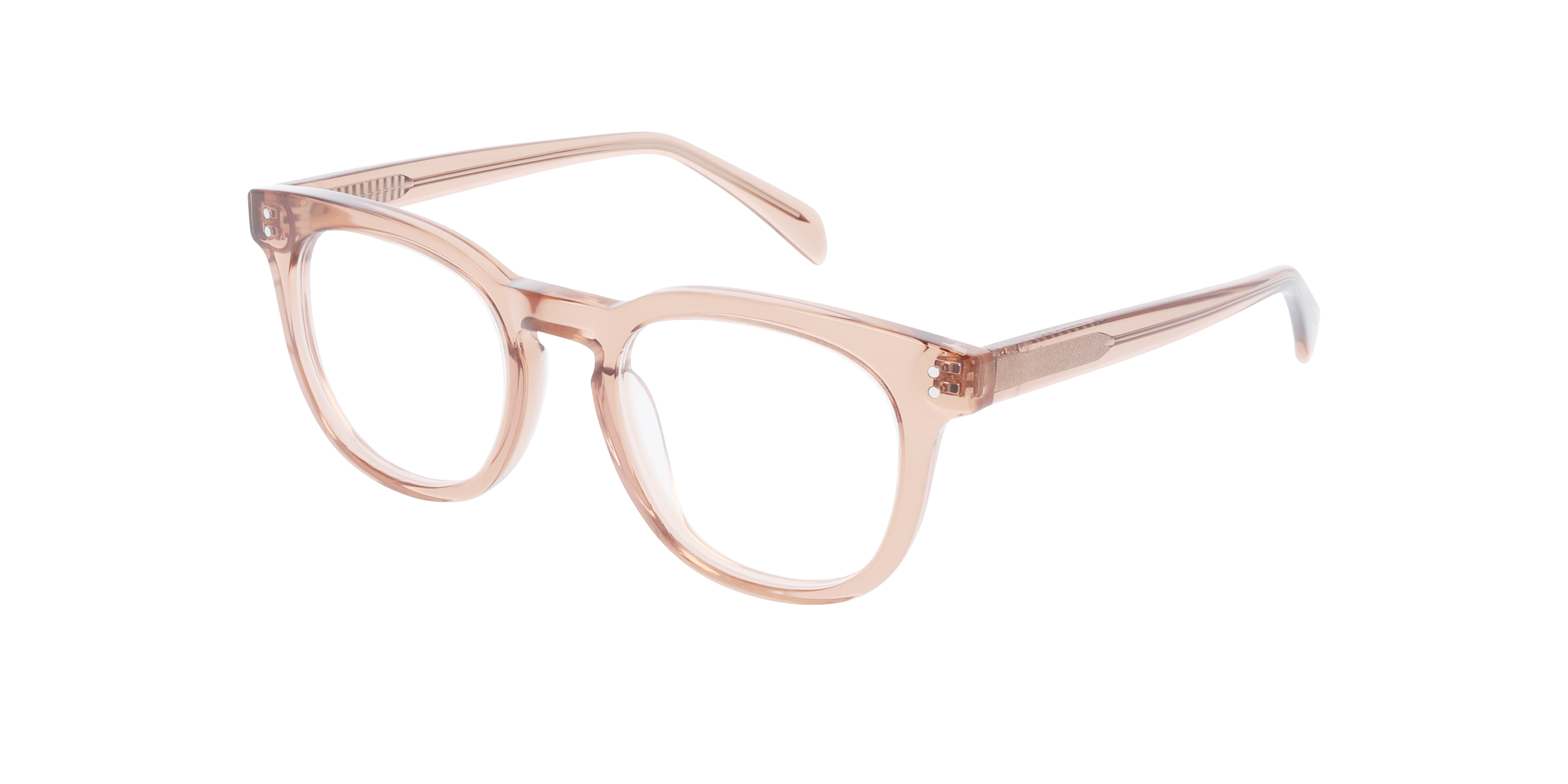 Blake CT Crystal Maple Syrup AcetatEyeglass Frames von B24, Dreiviertelansicht