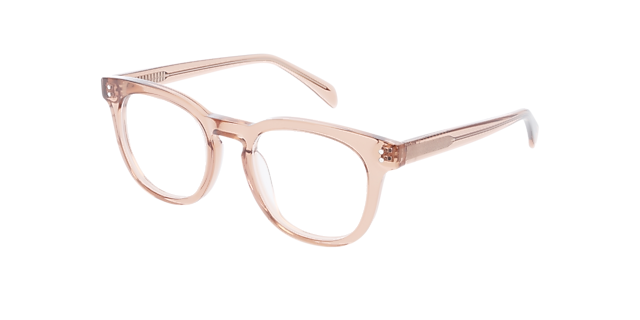Blake CT Crystal Maple Syrup AcetaatEyeglass Frames van B24, Hoekweergave