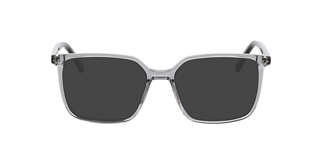 Lewis Kristal grijs  &  zwart AcetaatEyeglass Frames van B24, met getinte lenzen
