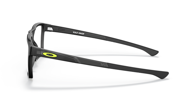 Volt Drop Inktzwart KunststofEyeglass Frames van B24, Zijaanzicht
