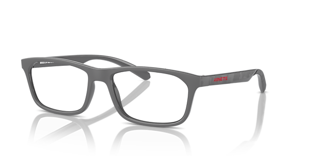 AN7252 Medium Grey Matte & Shiny KunststoffEyeglass Frames von B24, Dreiviertelansicht