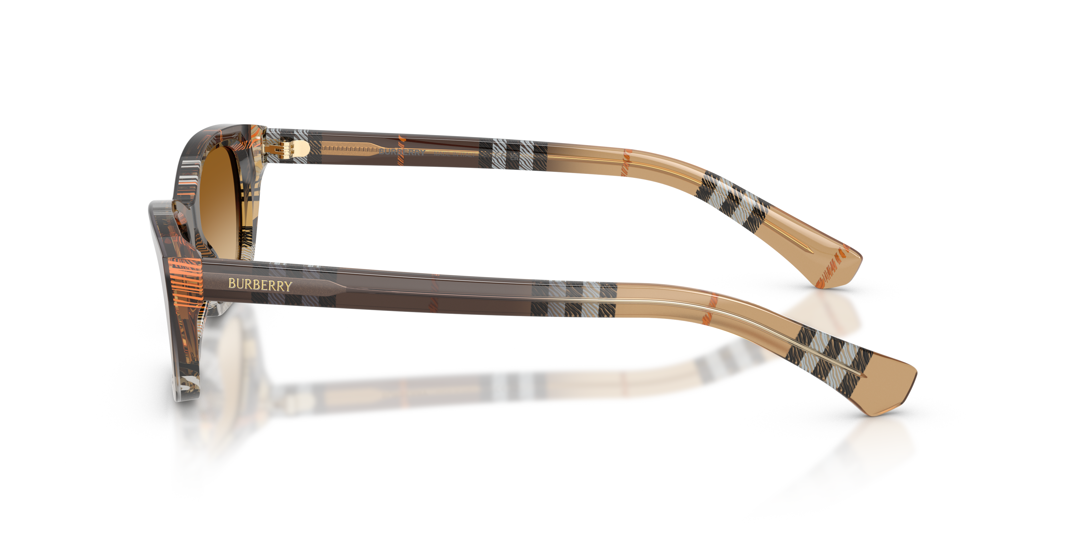 BE4488 Check Gradient Sand AcetatSunglass Frames von B24, Seitenansicht