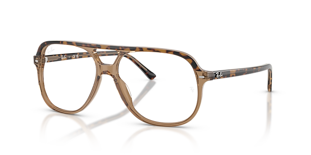 RB5698 Havana & Brown AcetatEyeglass Frames von B24, Dreiviertelansicht