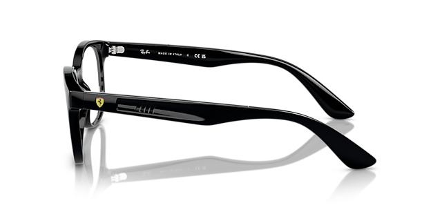 RB7231M Zwart KunststofEyeglass Frames van B24, Zijaanzicht