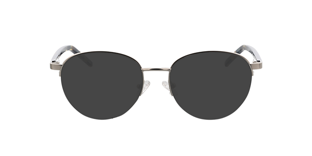 Nancy Matt Silver & Blue Havana MetallEyeglass Frames von B24, mit getönten Gläsern