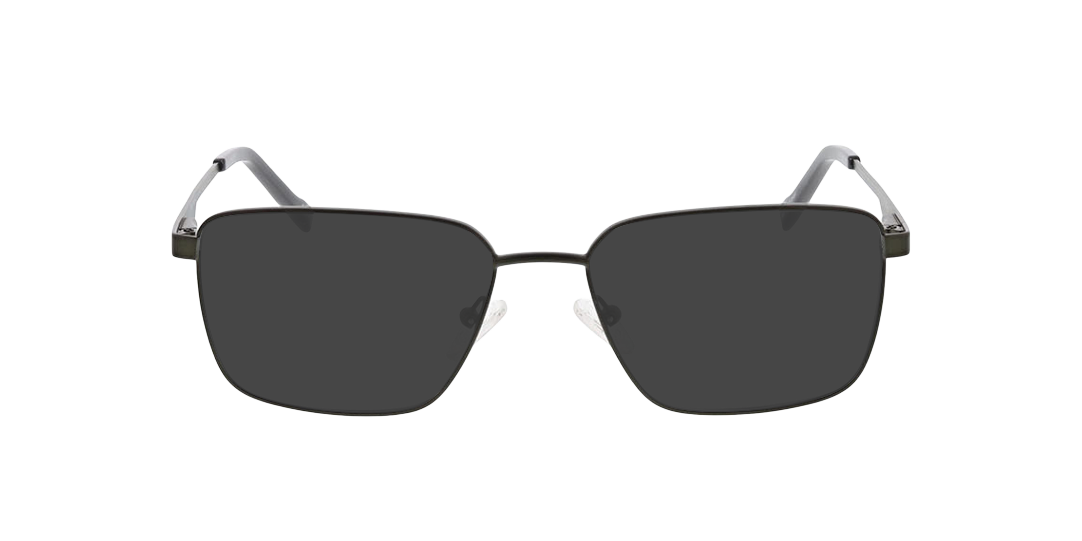 Derby Matt Green MetallEyeglass Frames von B24, mit getönten Gläsern