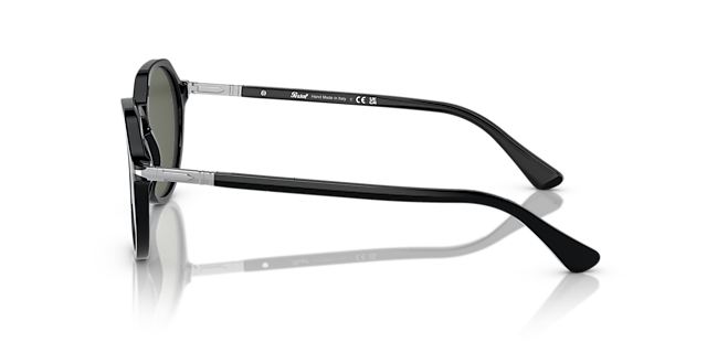 PO3255S Schwarz AcetatSunglass Frames von B24, Seitenansicht