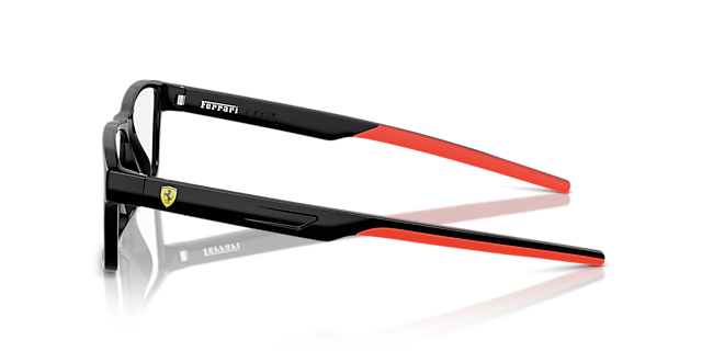 FZ8004U Schwarz KunststoffEyeglass Frames von B24, Seitenansicht