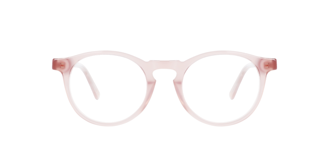 Sam Milky Dark Rose AcetatEyeglass Frames von B24, Vorderansicht