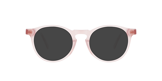 Sam Milky Dark Rose AcetatEyeglass Frames von B24, mit getönten Gläsern