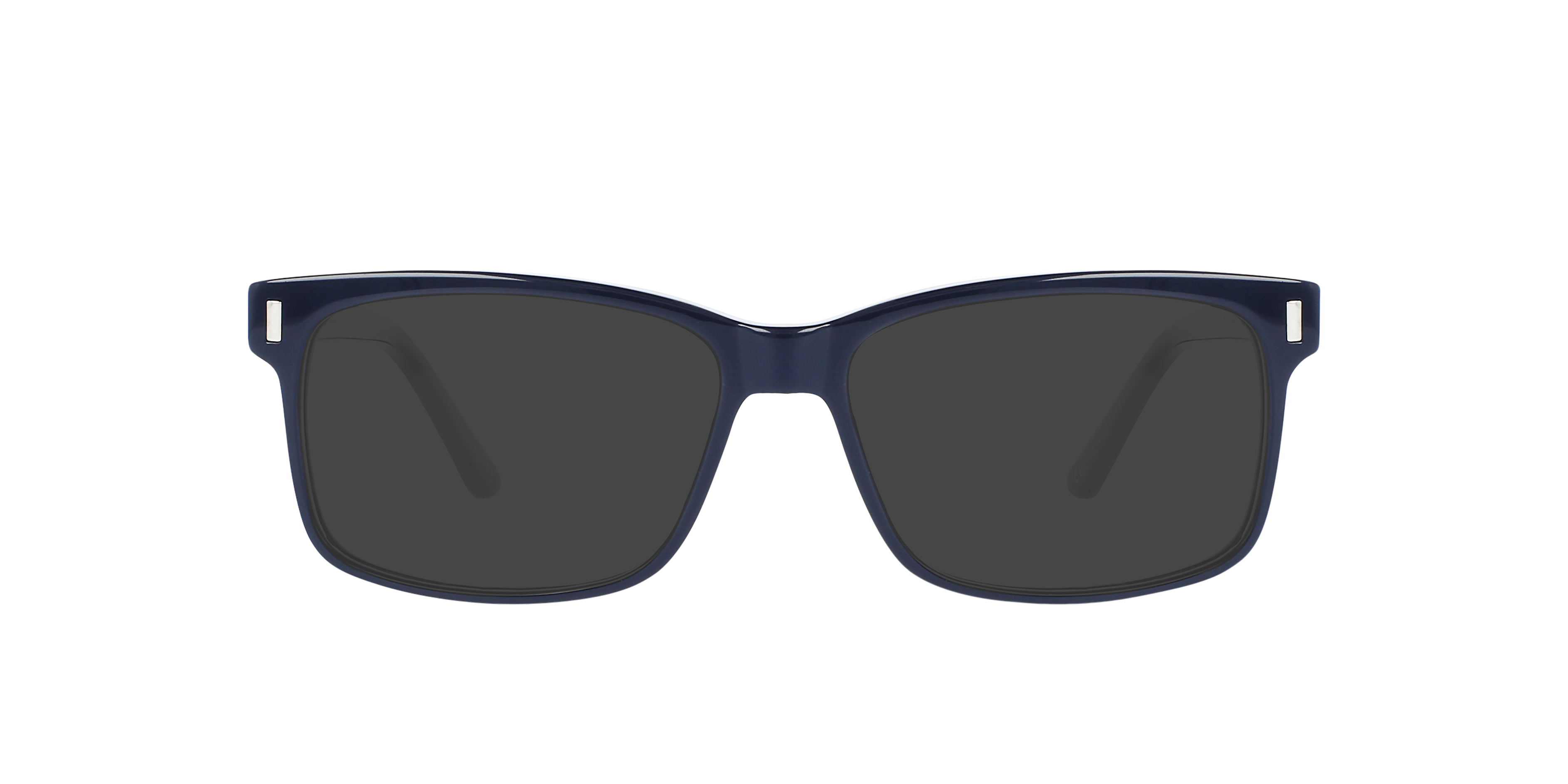 Calvin Indigo Blue AcetaatEyeglass Frames van B24, met getinte lenzen