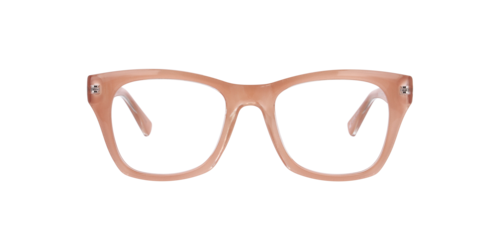 Brille24 - Brighton, Milky Light Pink/Crystal Brown/Crystal Clear, Größe: Durchschnittlich