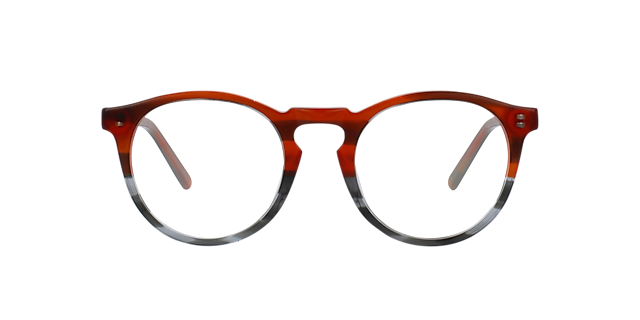 Sam Maroon Fades Havana AcetatEyeglass Frames von B24, Vorderansicht