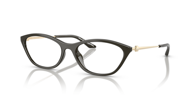 AX3121U Opalescent Dark Grey KunststoffEyeglass Frames von B24, Dreiviertelansicht