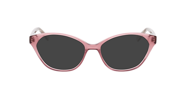 Nora Kristal lichtbruin AcetaatEyeglass Frames van B24, met getinte lenzen