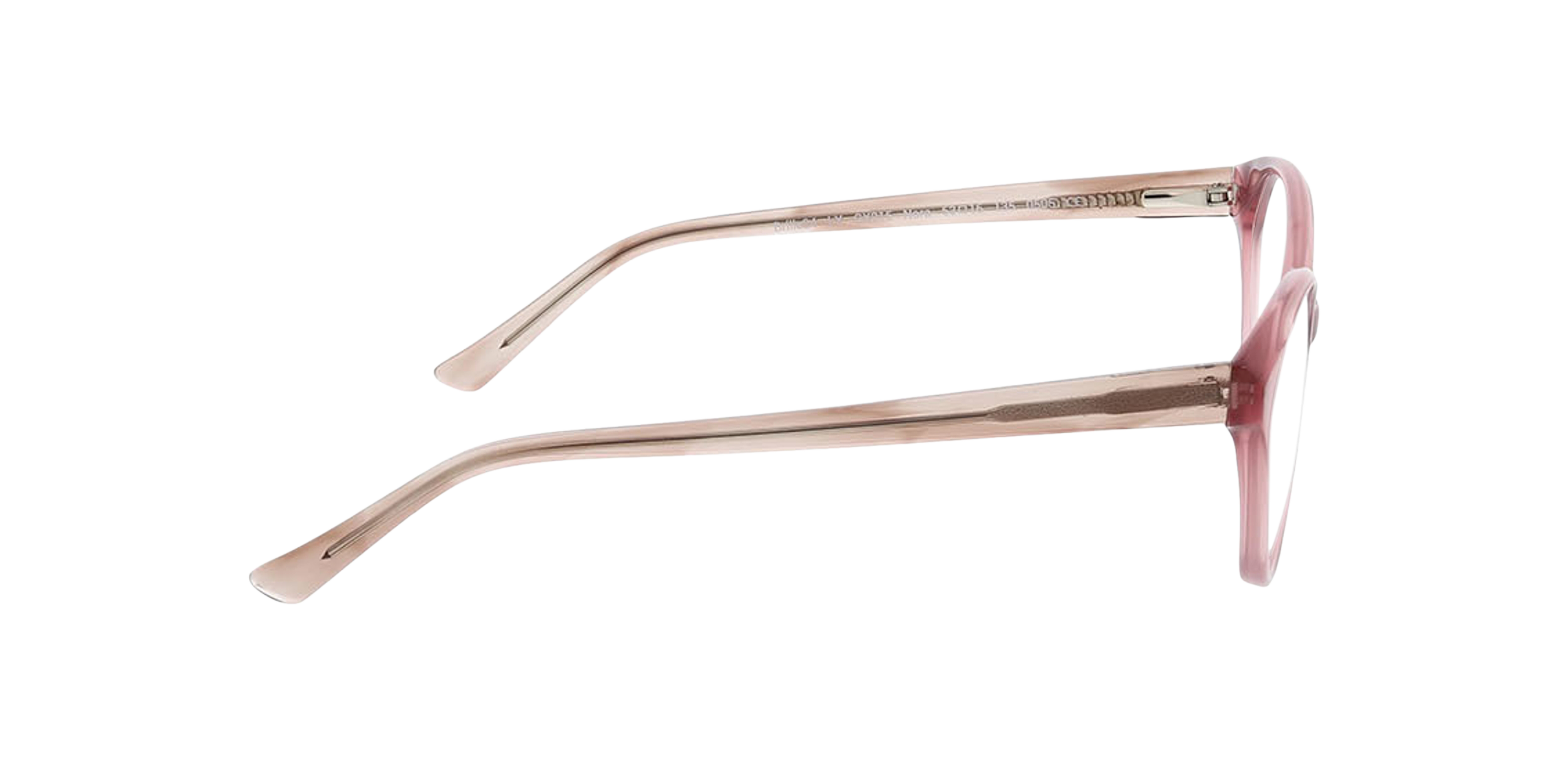 Nora Kristal lichtbruin AcetaatEyeglass Frames van B24, Zijaanzicht