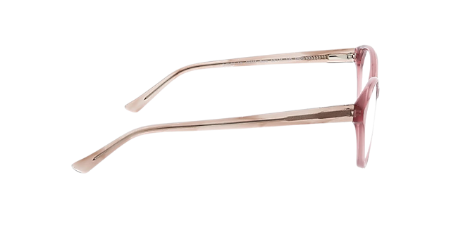 Nora Kristal lichtbruin AcetaatEyeglass Frames van B24, Zijaanzicht