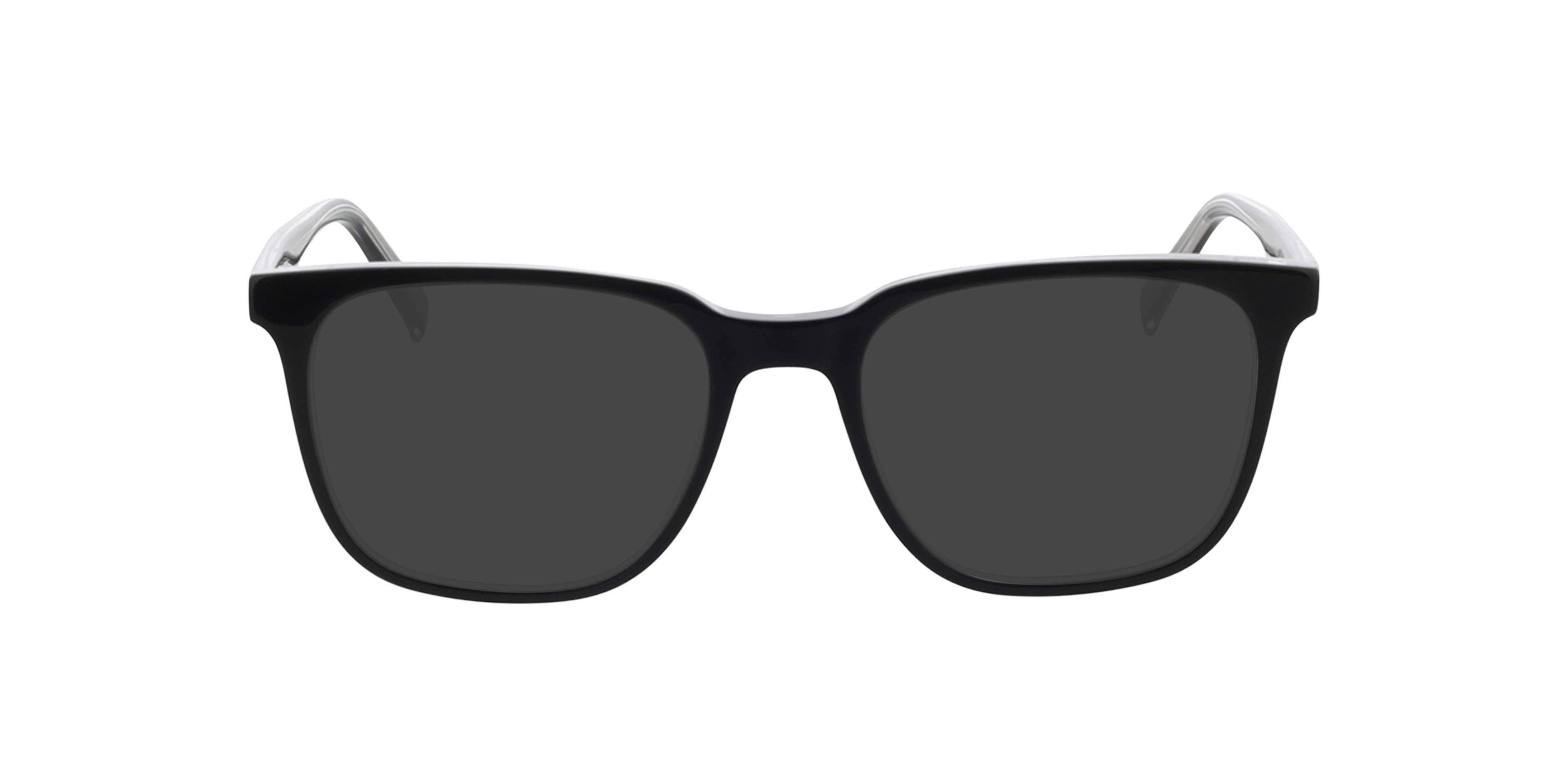 Baker Schwarz zweilagig  &  Kristall AcetatEyeglass Frames von B24, mit getönten Gläsern