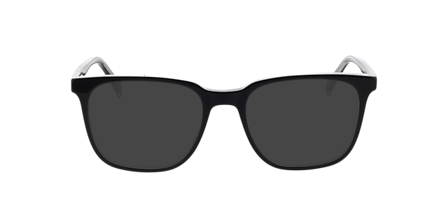 Baker Tweelagig zwart  &  kristal AcetaatEyeglass Frames van B24, met getinte lenzen
