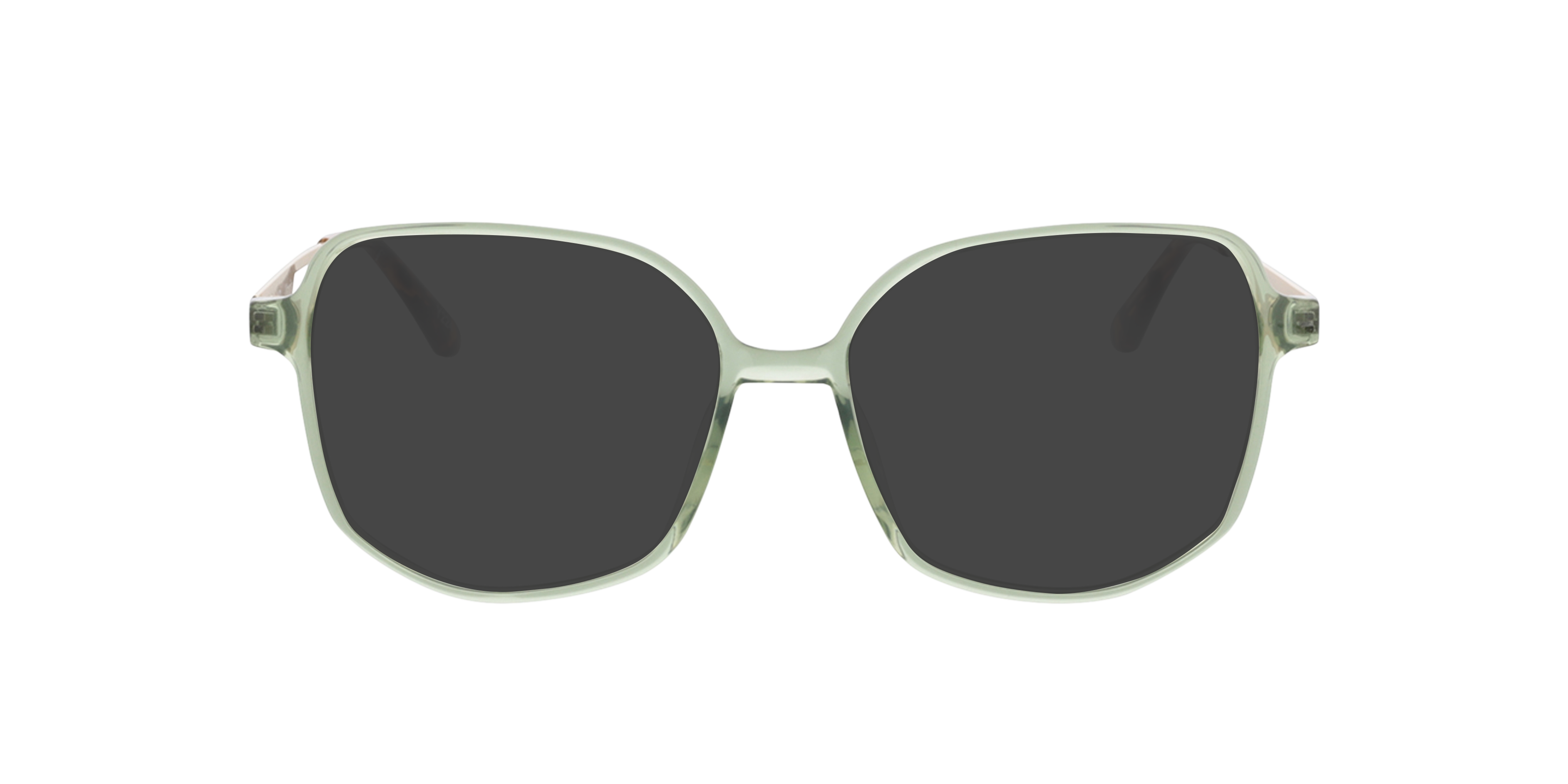 Utopia Kristal groen  &  satijngoud KunststofEyeglass Frames van B24, met getinte lenzen