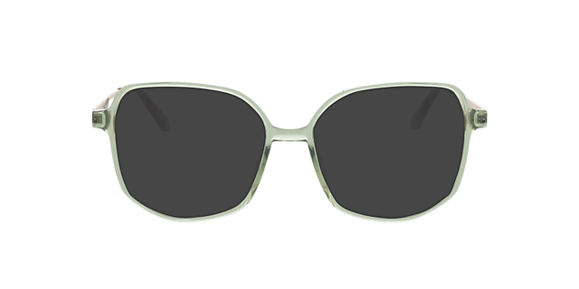 Utopia Crystal Green  &  Satin Gold KunststoffEyeglass Frames von B24, mit getönten Gläsern