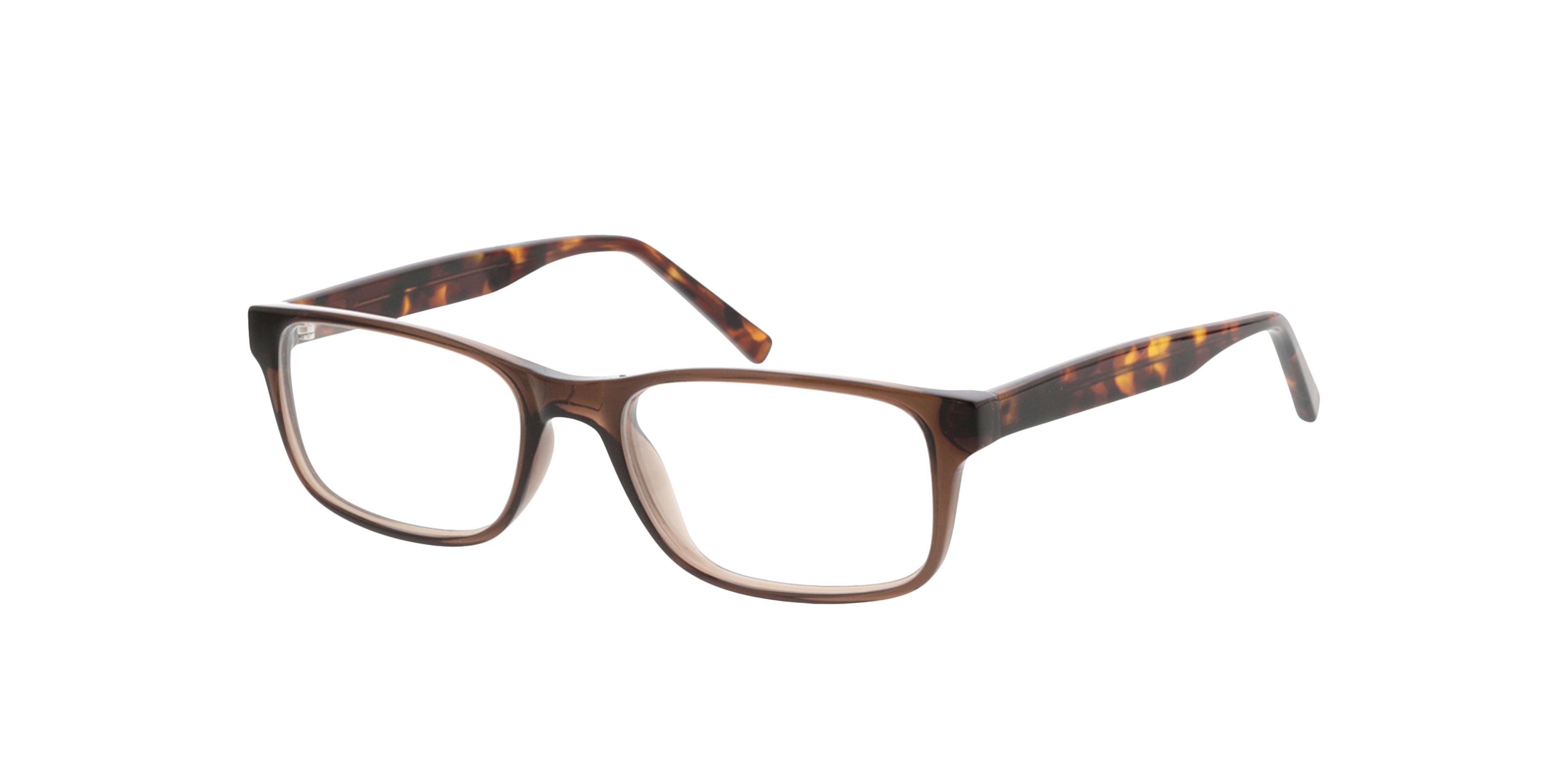 Korban Crystal Braun KunststoffEyeglass Frames von B24, Dreiviertelansicht